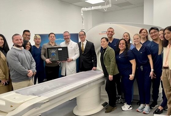 Sorin Medical Team Receiving HeartFlow CT Quality Award